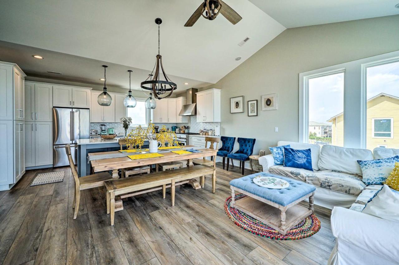 Beachfront Oasis With 2 Large Decks, Bbq And Views! Topsail Beach Dış mekan fotoğraf