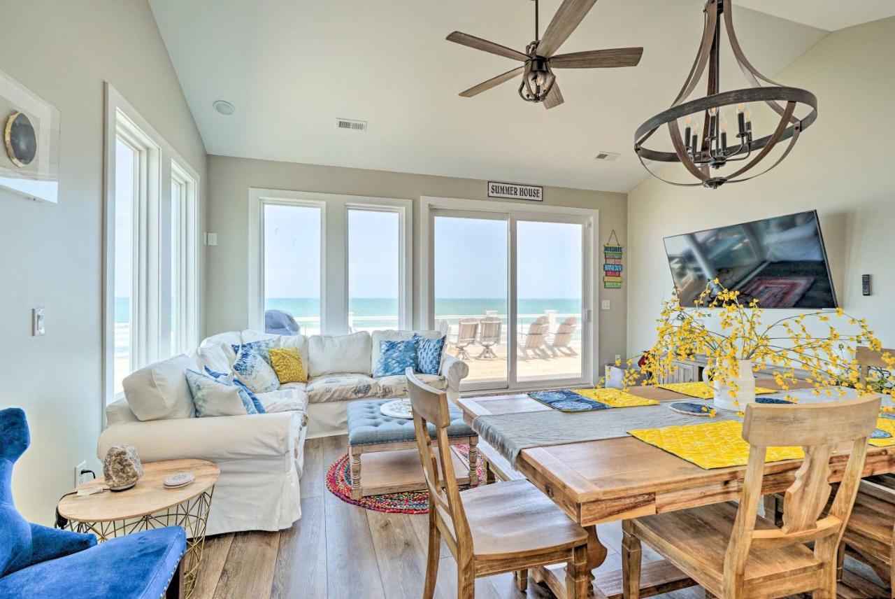 Beachfront Oasis With 2 Large Decks, Bbq And Views! Topsail Beach Dış mekan fotoğraf